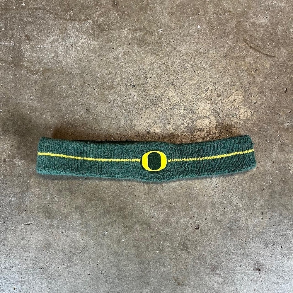 Vintage 90s Nike Oregon Ducks green headband